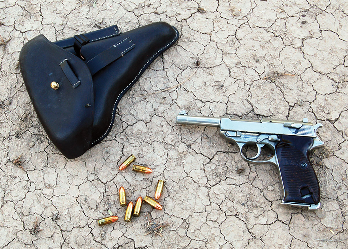 Gil’s favorite 9mm Luger was picked up by his uncle in North Africa.